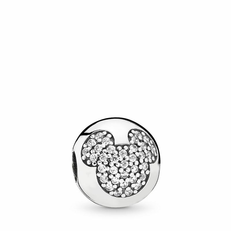 Pandora Disney Mickey Pavé Clip Charm Silver Egypt TN8934506